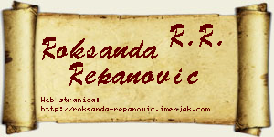 Roksanda Repanović vizit kartica